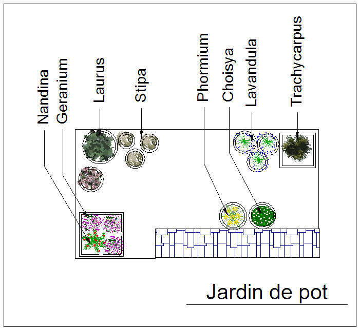  - Kit balcon : Jardin de pots - 15 plants - Plante balcon