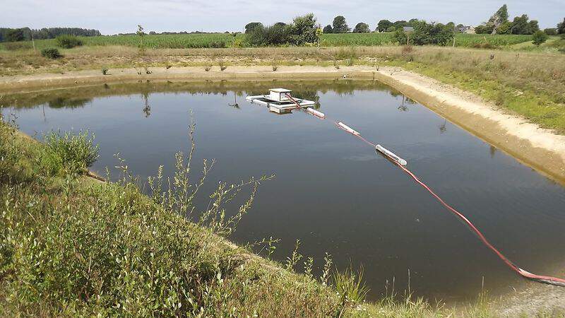 bassin de rétention d'eau