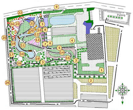 Plan de larboretum