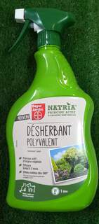  - Désherbant polyvalent en spray - Bayer Natria 1L - Paillage et désherbage