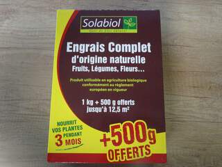  - Engrais complet 'SOLABIOL' - Engrais