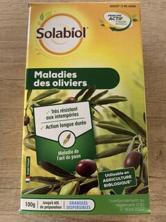 - Maladies des oliviers - SOLABIOL - Lutte biologique et protection
