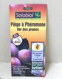  - PIEGES A PHEROMONES / carpocapse de la prune - Lutte biologique et protection